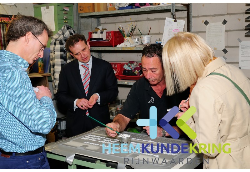 Het vervaardigen van de plaquette van Northeimer Coll. HKR (15)